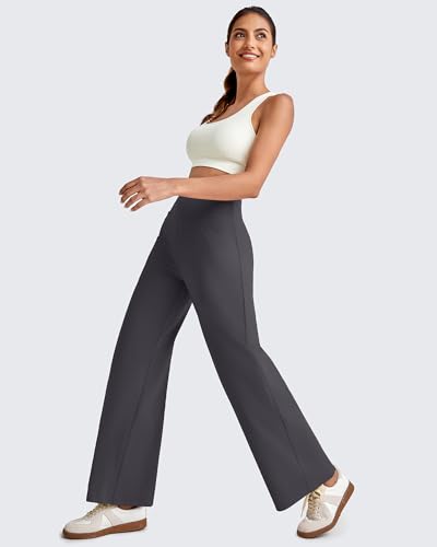 Image of G4Free EverGoing Wide Leg Ankle Pants for Petite Women with Pockets Stretch