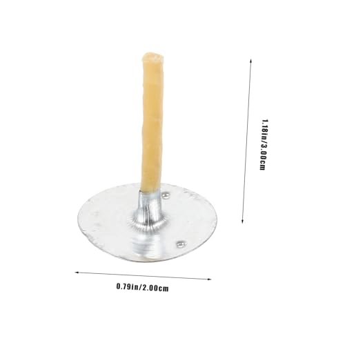 Mechas para velas Holibanna 1.18 in metal 100 pcs miniatura 2