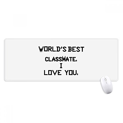 世界最高の同級生で、私はあなたを愛しています。卒業シーズン ノンスリップゴムパッドのゲームマウスパッドプレゼント