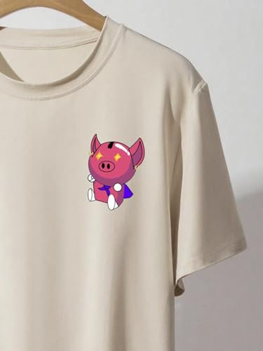 Image of CHKOKKO Mens Polyester Stylish Oversized T Shirt for Daily & Casual Wear Printed Design with Drop Shoulder & Half Sleeves