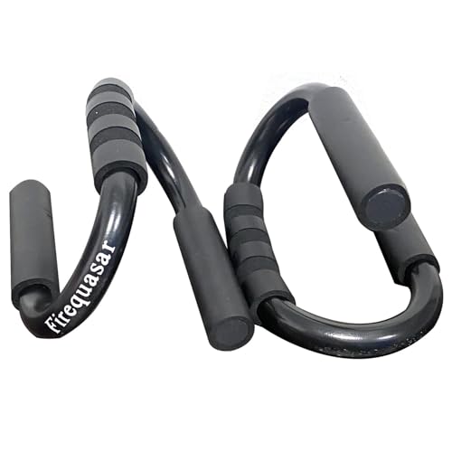 Firequasar Push Up Bar Strength Training, Unique Sturdy Structure push up stands, Handles for Floor Pushup Strength Training