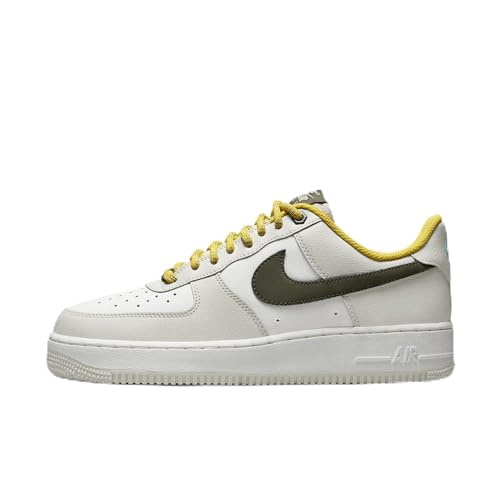 Nike Air Force 1 '07 Premium Light Bone Men's (FV3628-031, Light Bone/Summit White/Vivid Sulfur/) Size 14