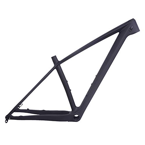 Tideace 2019 Chinese Mtb Frame 29Er 142Mm/148Mm Boost Mountain Bike Frame 29 Bicycle Frame Carbon Max 2.35 Tires (Black Glossy, 29Er 17Inch 148Mm) #TOP2