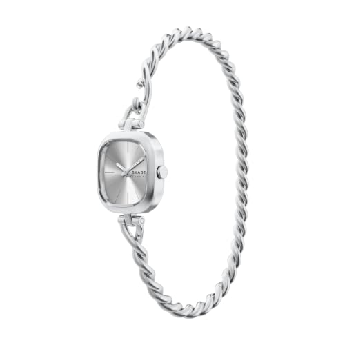 Image of Skagen Mellem Lille Three-Hand Stainless Steel Watch for Women