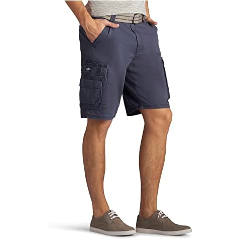 Lee Men's Cargo Shorts with Belt Cover
