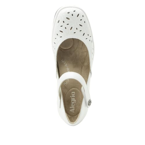 Image of Alegria Women's Hayes Leather Wedge Mary Jane Pump
