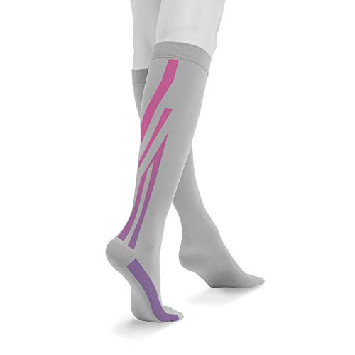Fytto 1020 Opaque Compression Socks for Professionals 15-20 mmHg - Graduated Medical Support for Flight, Travel, DVT and Edema - Medium, Nude - Thumbnail 4