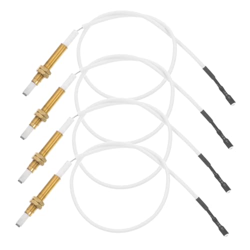 Angoily Lot de 4 brûleurs universels pour allume-feu chauffe-eau - Accessoires de barbecue - Brûleurs à gaz - Allumage universel - Assemblage pilote - Grille d'allumage de rechange - Cuivre