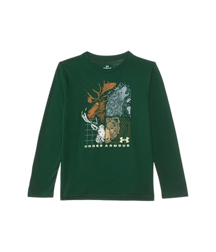 Image of Under Armour Boys' Long Sleeve Graphic T-Shirt, Lightweight & Breathable, Outdoor Collection