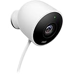 Google Nest Überwachungskamera für den Außenbereich, Nachtsicht, 1080p HD-Video, 24/7 Live-Video, wetterfeste Überwachungskamera, Sicherheit SAH noch nie so gut aus