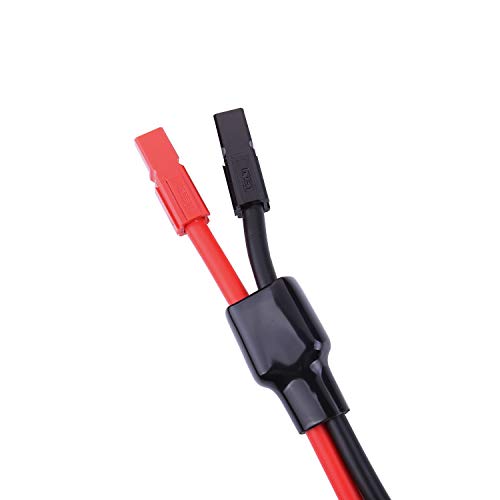 iGreely 6ft/1.8m Extension Cable 10AWG Battery Charger Adapter 45A Connector for GZ Yeti /G500 Solar Generator Power Inverter and for Renogy,Boulder 200 Solar Panels