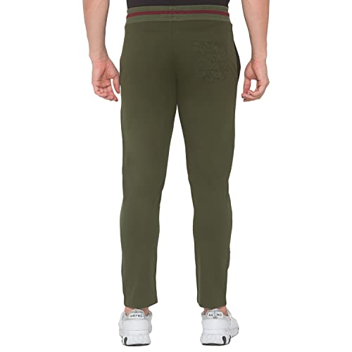 Image of Spykar Men's Slim Fit Track Pants