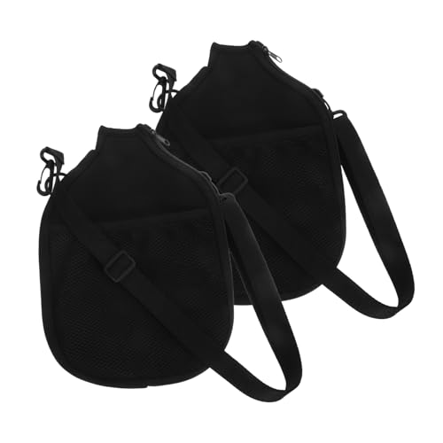 MAGICLULU 2個防水ネオプレンパドルケース ネット収納付き ユニバーサルラケ