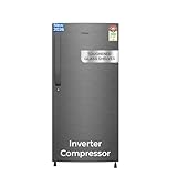 Haier 190L 5 Star Direct Cool Single Door Refrigerator | Inverter Compressor | Toughened Glass Shelves | Fast Ice Making in 60 minutes | Large Veg Box| Easy Clean Back (HED-205DSA-P, Dazzle Steel) Amazon Deal