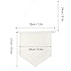 2 Stück Pin Display Banner, Leere Leinwand Wand Banner, Pin Abzeichen Pin Display Banner, 27.5 * 30cm Wimpel Wand Display Leinwand Banner für Abzeichen Pin Brosche Button (Schwarz)