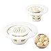 Lightweight Baozi Maker, Compact Steamed Bun Machine with ABS Baozi Press, For Easy to Use Dumpling Tool for Safe Baozi Making Device, Non Edges, Beginner Friendly(White)