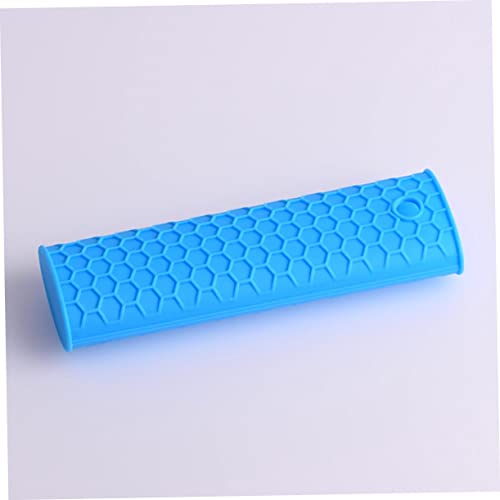 Cubierta de mango de silicona para ollas: pack de 4 piezas antideslizantes en color azul 5