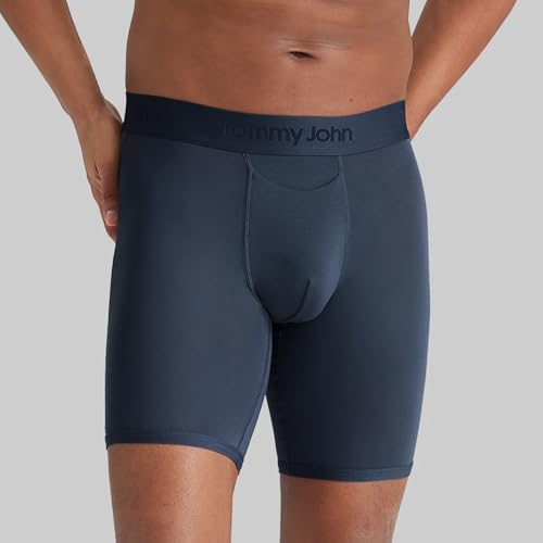 Image of Tommy John Men's Second Skin 8 inch Boxer Brief Underwear