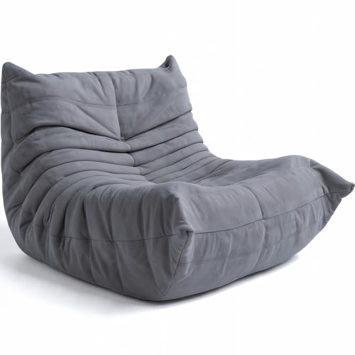 Aiire Puff Salon de Lujo Vintage - Sillón de Diseño Francés en Tejido Premium Antimanchas - Sofa Puf Gigante con Relleno Incluido - Bean Bag Chair XXL Moderno - Diseñado en España