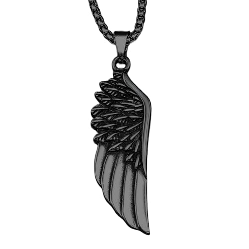 Pendentif ailes celtiques nordiques pour homme, collier argent 925 hip-hop