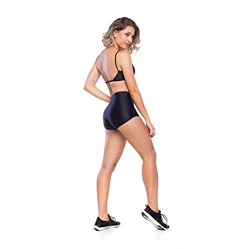 Top Fitness Lu Micro - Preto - GG