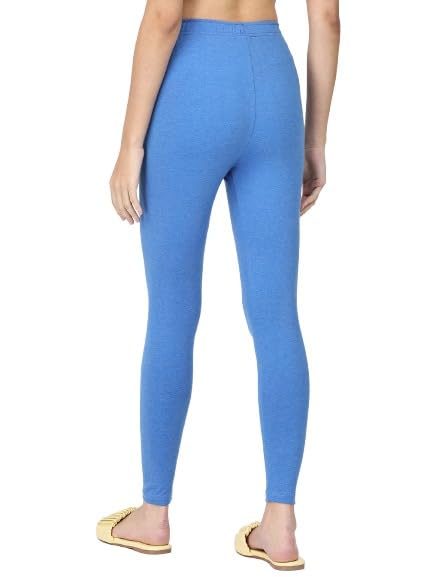 Image of Robinbosky Premium Stretchable Cotton Ankle Legging for Women | Suitable for Formal wear & Casual wear | High-End Elastic Makes The Leggings Squat Proof and Durable for Travel, Yoga, & Workout.