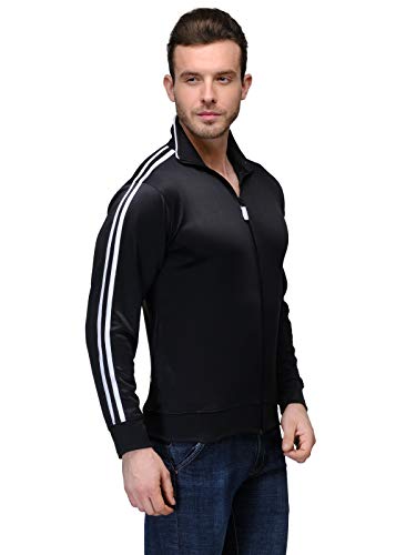 Image of Scott International Men's Polyester Standard Dryfit Jacket Wrinkle Free (Stripes)