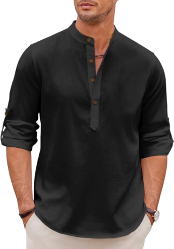 Image of Zombom Men's Kurta || Chinese Collar Long Sleeves || Straight Hip Length Kurtas || Short Kurta for Men || for Festival || Function || Occasion Wear Fancy Kurta for || Best Gifts for Men