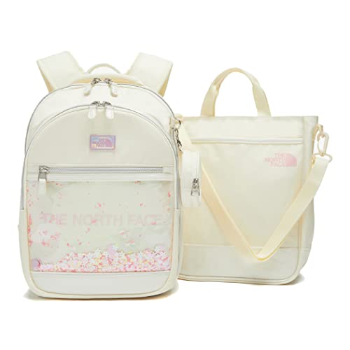 THE NORTH FACE [Um[XtFCX] LbY ObV[ XN[pbN bN obNpbN GIRLS GLOSSY SCH PACK (CREAM) Free Size [sAi]