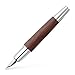 Produktbild Faber-Castell 148213 - Füllfederhalter e-motion Holz / Chrom, Feder: B, inklusive Geschenkverpackung, Schaftfarbe: dunkelbraun / silber