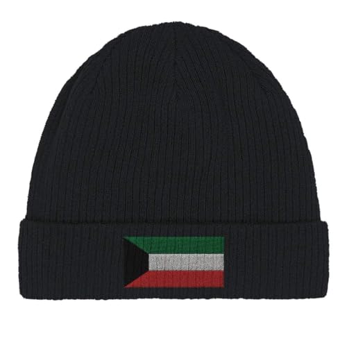 Bonnet en coton drapeau du Koweït doux et respirant