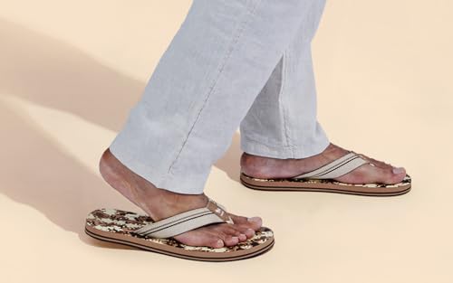 Image of Neeman's Pixel Art Flip Flops for Men | Slippers for Men