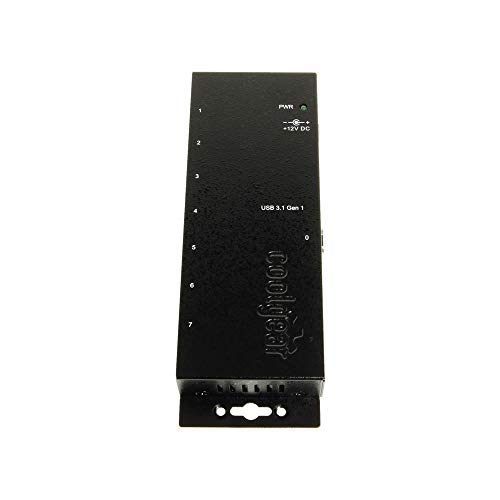 Coolgear 7-Port Usb 3.0 Hub W/Surge Protection, 36W Ac Adapter #TOP2