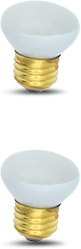 lumenivo Bombillas reflectoras pequeñas R14 de 25 vatios  120130 voltios E26 de repuesto de base de cuello corto incandescente esmerilada de lava