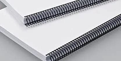 Image of Dotpot Combo Pack for A /4 Spiral Binding Sheet 2 Packet with Spiral Binding Black Ring 3 Packet(Ring Size 8mm, 10mm,12mm)-2Kg