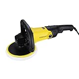 STANLEY SP137 1300W 180mm Polisher with High Rotation Speed, Ideal for Delicate Polishing, Buffing, Waxing & Glazing Applications, 1 Year Warranty, YELLOW & BLACK