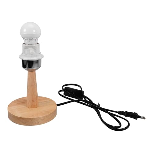 Base de lampe en bois pour ampoule lisez confortablement au lit
