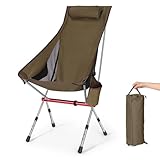 jianyana Campingstühle, Leichter Campingstuhl Faltbar Angelstuhl Campingstuhl Höhenverstellbare Sitzfläche Camping Stuhl Tragbar Seitentasche für Outdoor, Angeln, Strand, Garten, 150kg Tragkraft