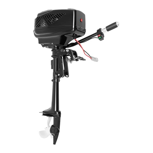 48V 1200W Electric Outboard Motor Fishing Boat Engine, Marine Electric Outboard Engine, Heavy Duty...