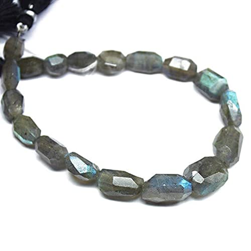 Labradorite bleue naturelle LKBEADS, perles régulières sans fissures pour création bijoux