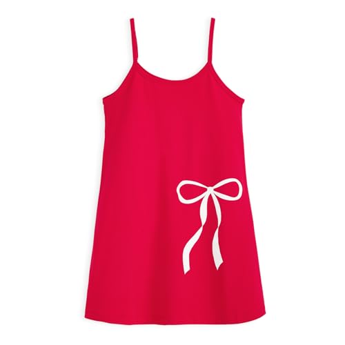 Image of YouGotPlanB Girls 100% Cotton A-Line Printed Dress | Above Knee Length Summer Frock | Soft & Breathable Casual Wear for Girls (Ages 3-14 Years)