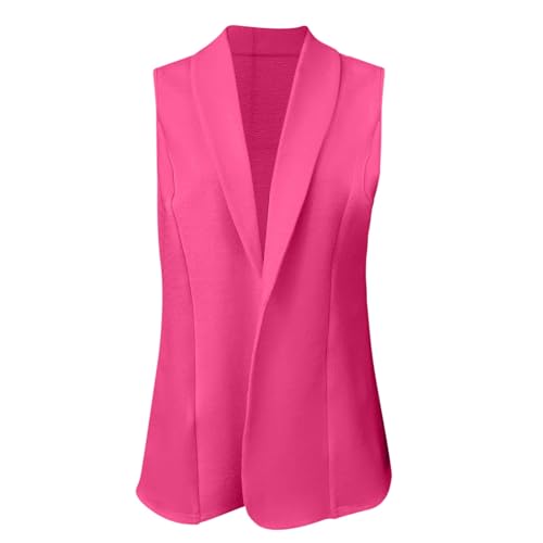 Blazers décontractés à revers à un bouton coupe ample pour femme moderne - 4