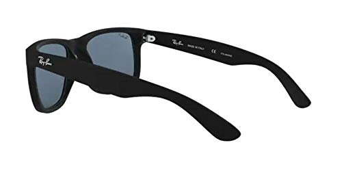 Óculos De Sol Ray Ban Justin L Rb4165L 622 2V/55 Preto Polarizado