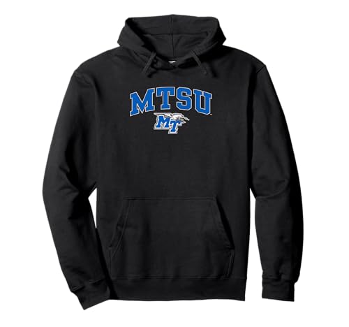 Middle Tennessee State Blue Raiders Arch Over Pullover Hoodie