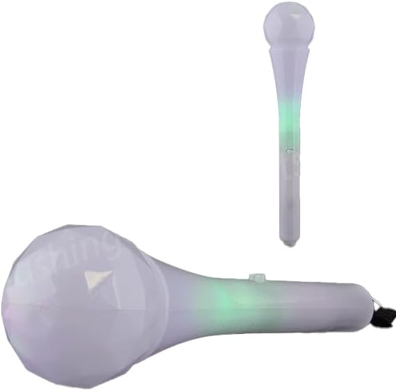 Miniatura 4 de blinkee Micrófono LED sin sonido iluminado para concierto, perfecto para noches de karaoke, festivales de música
