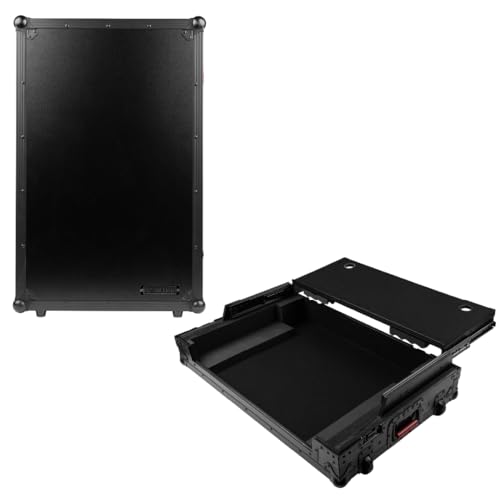 Gator Cases ONYX Series Flight Case with Upper Deck Platform for Rane Four and Performer DJ Controllers Black Hardware (G-ONYXUD-RN4PERF)