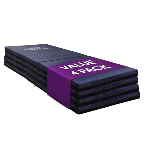 Foam Fall Mat for Elderly, 4 Pack - Thick Bi-Fold