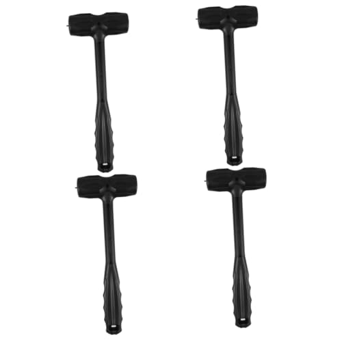 Uonlytech 4pcs Installation Hammer Mini Hammer Ergonomic Handle Mallet Camping Mallet Camping Hammer Woodworking Hammer Glazing Hammer Camping Tool Hand Hammer Mallet Hammer Plastic Pp