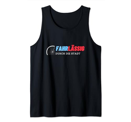 Fahrlässig Rennrad Radsport Bike cooles Fahrradmotiv Fahrrad Tank Top
