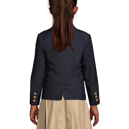 Lands' End School Uniform Girls Hopsack Blazer2